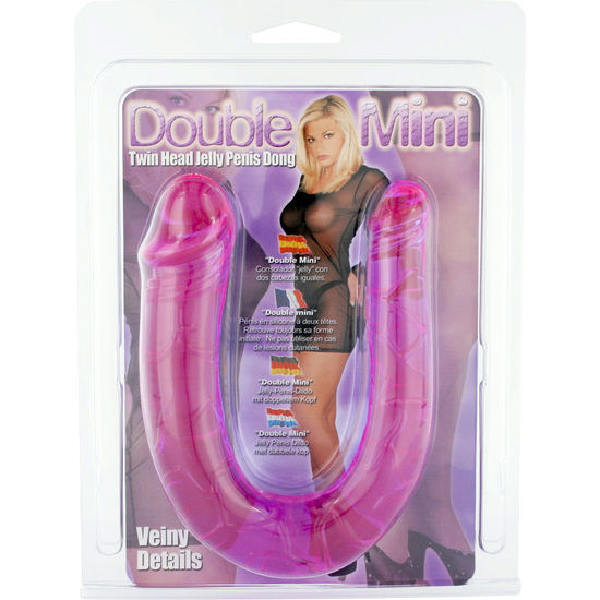 SEVEN CREATIONS - PENIS WITH TWO FLEXIBLE JELLY HEADS - Amore24