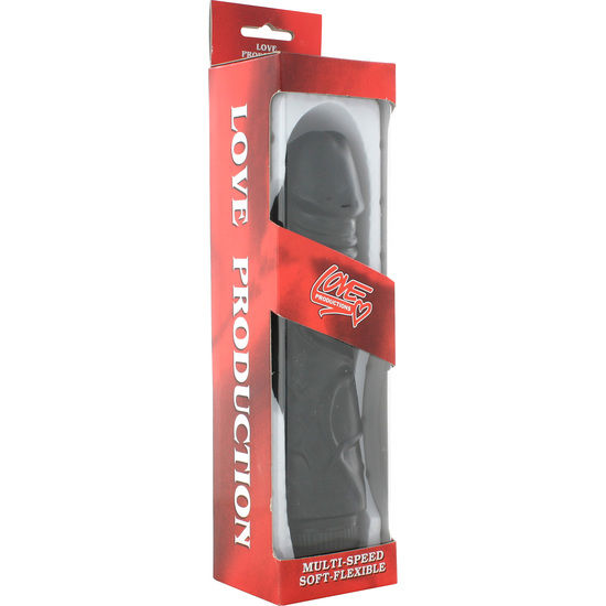 SEVEN CREATIONS - PERFECT PLEASURES BLACK VIBRATOR 22 CM - Amore24