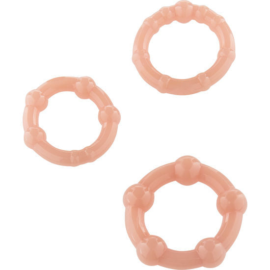 SEVEN CREATIONS - SET OF THREE SKIN PENIS RINGS - Amore24