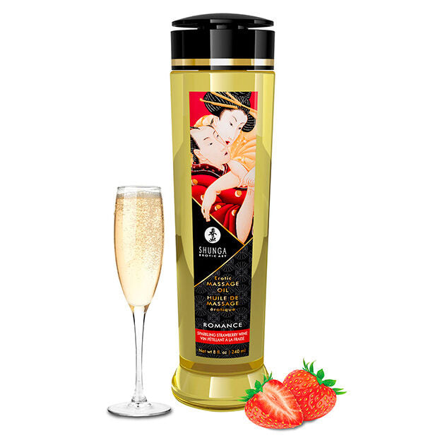SHUNGA - EROTIC ROMANCE MASSAGE OIL 240 ML - Amore24
