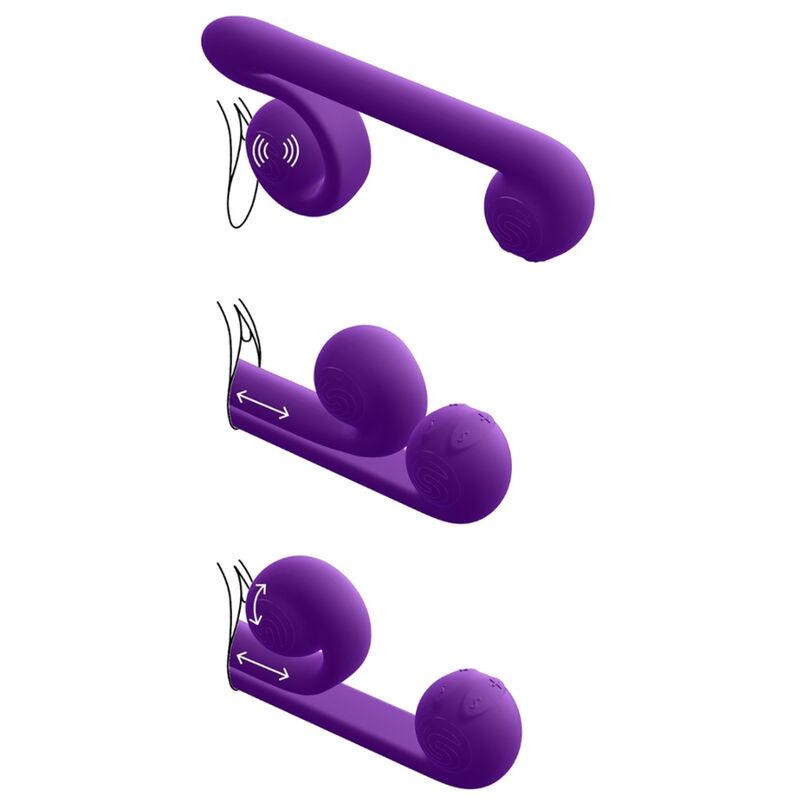 SNAIL VIBE - MULTIACTION VIBRATOR PURPLE - Amore24