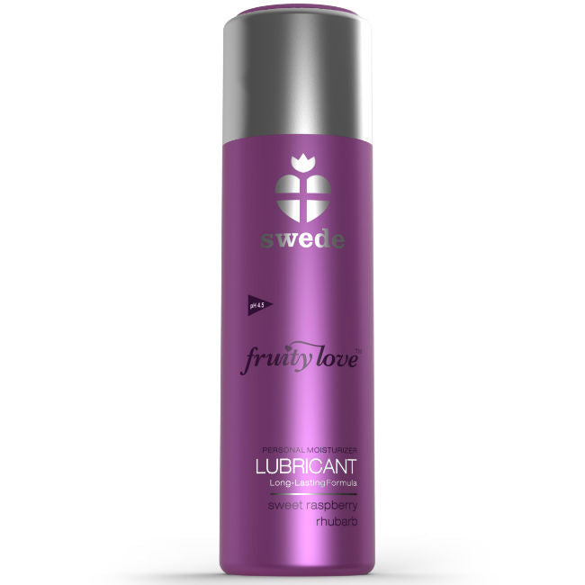 SWEDE - FRUITY LOVE LUBRICANT RASPBERRY RHUBARB 100 ML - Amore24