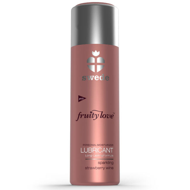 SWEDE - FRUITY LOVE LUBRICANT SPARKLING STRAWBERRY WINE 50 ML - Amore24