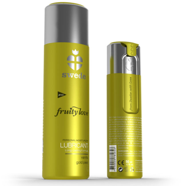 SWEDE - FRUITY LOVE LUBRICANT VANILLA GOLD PEAR 50 ML - Amore24