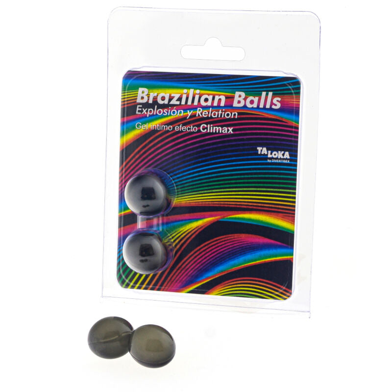 TALOKA - 2 BRAZILIAN BALLS CLIMAX EFFECT EXCITING GEL - Amore24