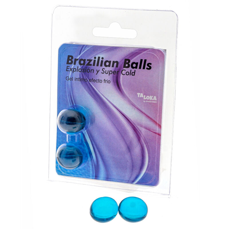TALOKA - 2 BRAZILIAN BALLS COLD EFFECT EXCITING GEL - Amore24