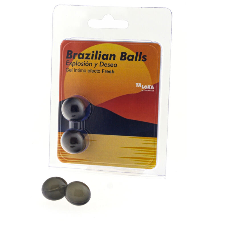 TALOKA - 2 BRAZILIAN BALLS FRESH EFFECT EXCITING GEL - Amore24