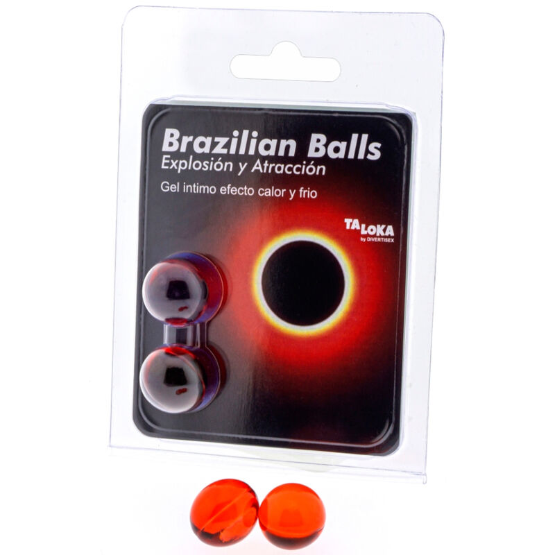 TALOKA - 2 BRAZILIAN BALLS HOT & COLD EFFECT EXCITING GEL - Amore24