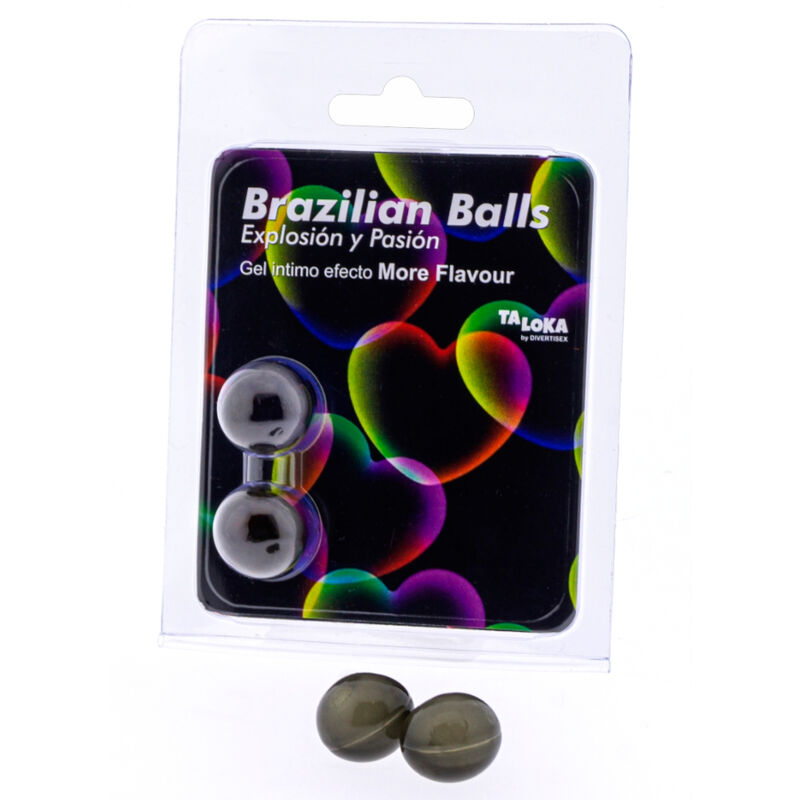 TALOKA - 2 BRAZILIAN BALLS MORE FLAVOUR EFFECT EXCITING GEL - Amore24