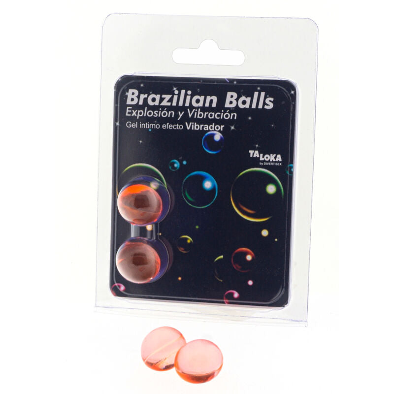 TALOKA - 2 BRAZILIAN BALLS VIBRATING EFFECT EXCITING GEL - Amore24