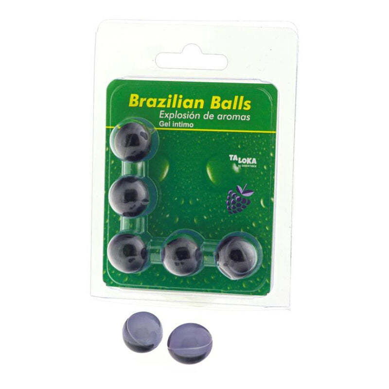 TALOKA - 5 BRAZILIAN BALLS BERRIES INTIMATE GEL - Amore24