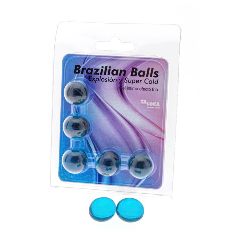 TALOKA - 5 BRAZILIAN BALLS COLD EFFECT EXCITING GEL - Amore24
