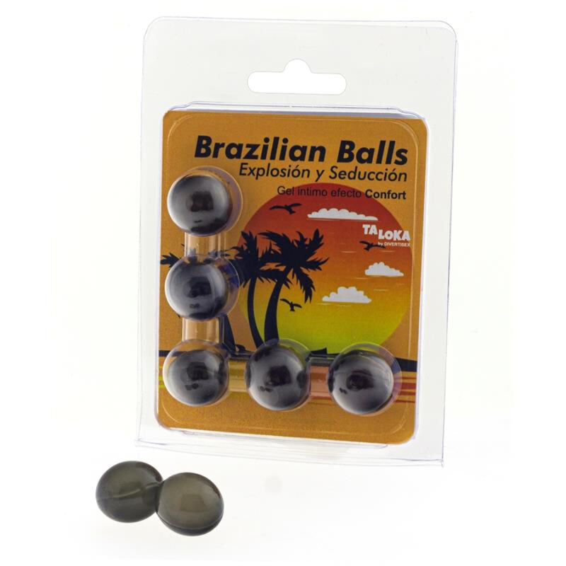 TALOKA - 5 BRAZILIAN BALLS COMFORT EFFECT EXCITING GEL - Amore24