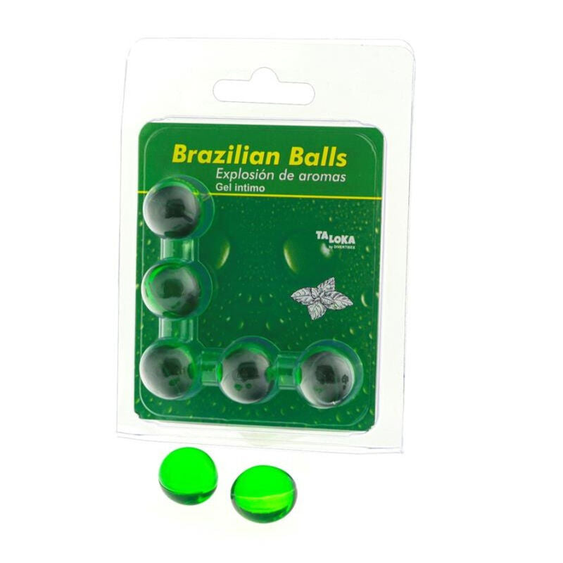 TALOKA - 5 BRAZILIAN BALLS MINT INTIMATE GEL - Amore24
