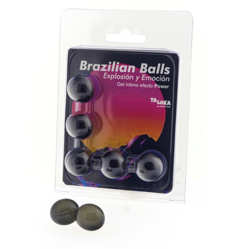 TALOKA - 5 BRAZILIAN BALLS POWER EFFECT EXCITING GEL - Amore24