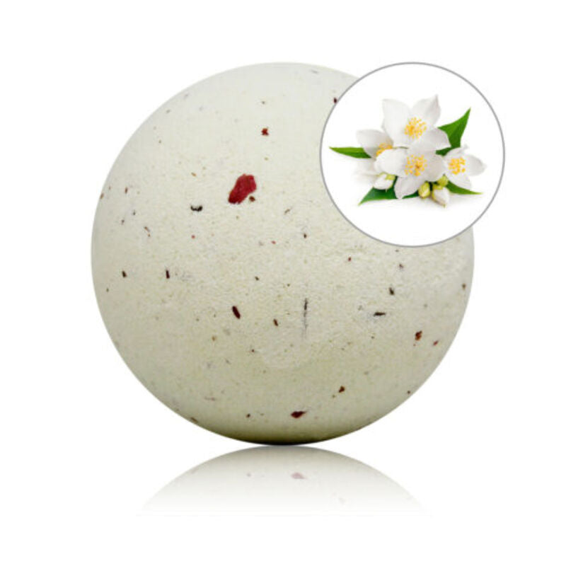 TALOKA - JASMINE SCENTED BATH BOMB WITH ROSE PETALS - Amore24