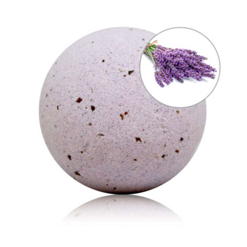 TALOKA - LAVENDER SCENTED BATH BOMB WITH ROSE PETALS - Amore24