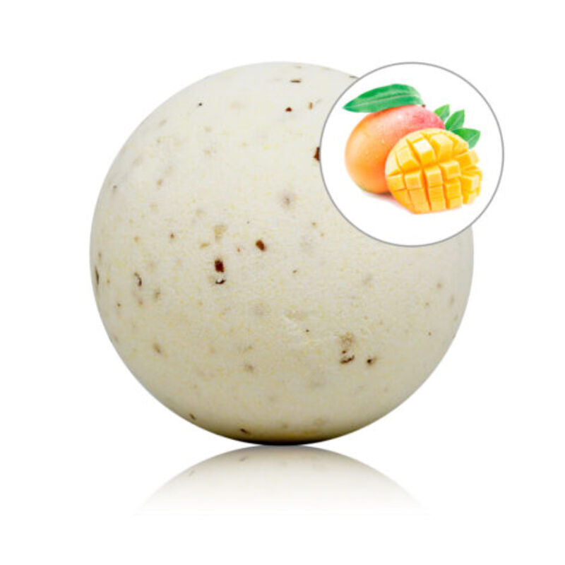 TALOKA - MANGO SCENTED BATH BOMB WITH ROSE PETALS - Amore24