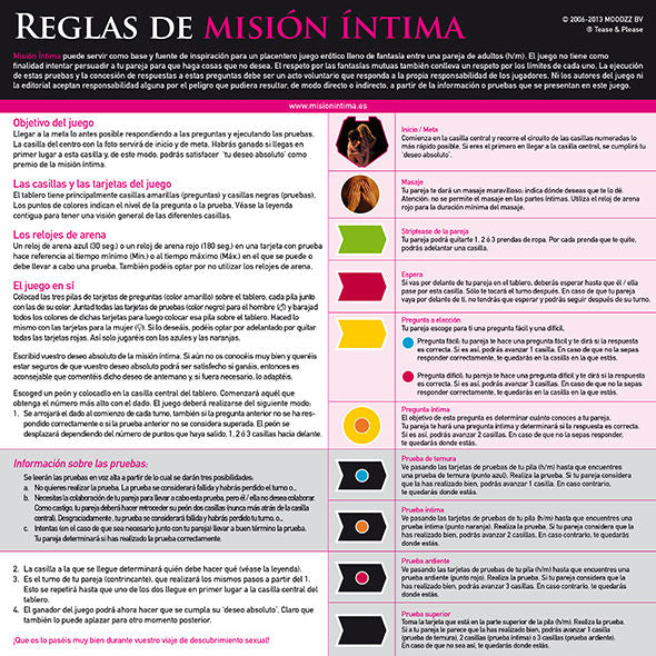 TEASE & PLEASE - INTIMATE MISSION ORIGINAL EDITION - Amore24