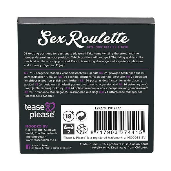 TEASE & PLEASE - SEX ROULETTE KAMASUTRA - Amore24