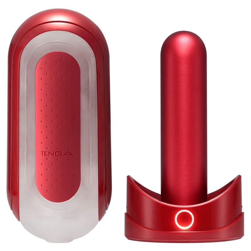 TENGA - FLIP 0 ZERO RED WITH HEATER - Amore24