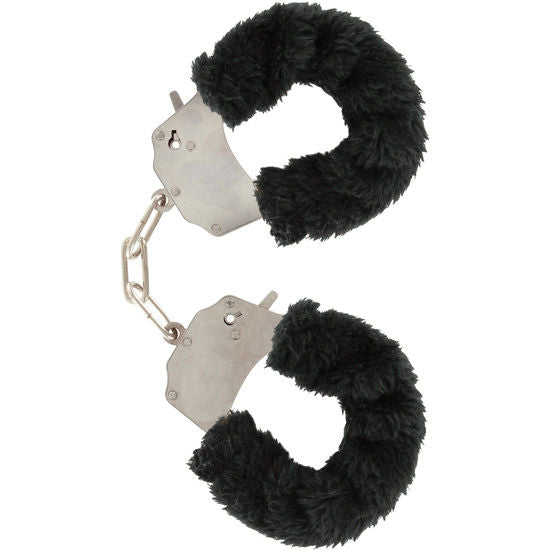 TOYJOY - FURRY FUN CUFFS BONDAGE BLACK - Amore24