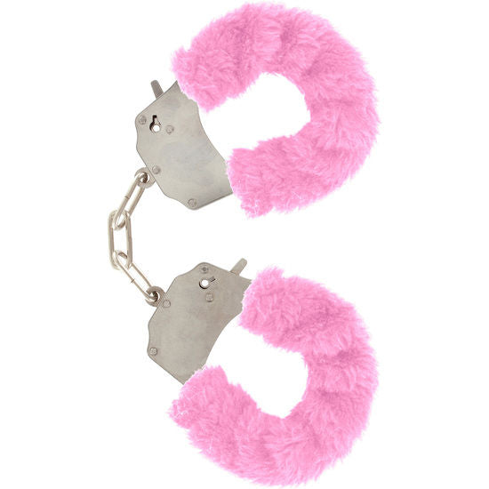 TOYJOY - FURRY FUN CUFFS BONDAGE PINK - Amore24