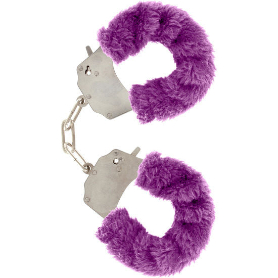 TOYJOY - FURRY FUN CUFFS BONDAGE PURPLE - Amore24