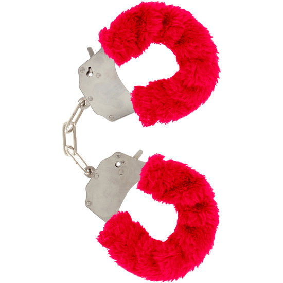 TOYJOY - FURRY FUN CUFFS BONDAGE RED - Amore24