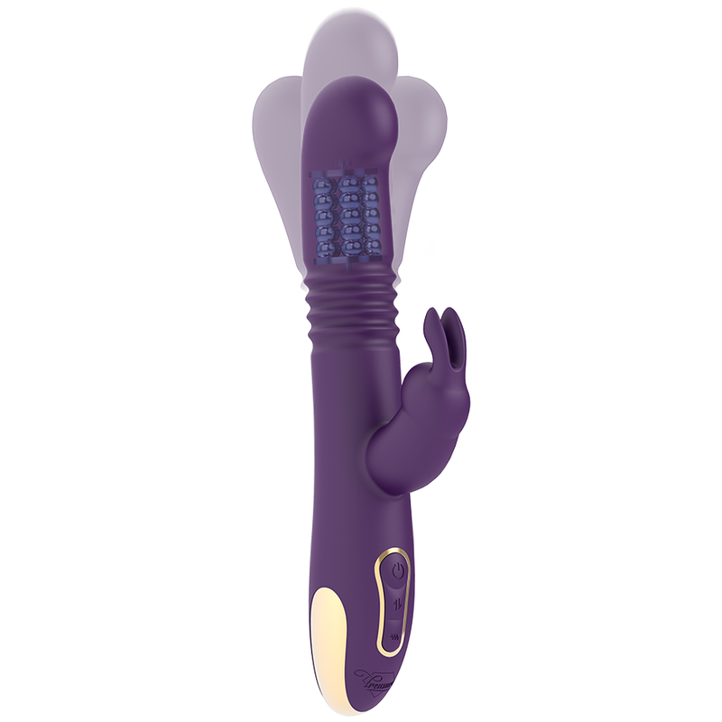 TREASURE - BASTIAN RABBIT UP & DOWN, ROTATOR & VIBRATOR COMPATIBLE WITH WATCHME WIRELESS TECHNOLOGY - Amore24
