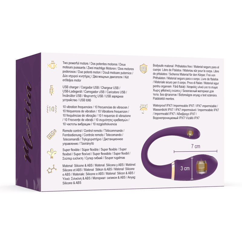 TREASURE - MERLIN DOUBLE COUPLE VIBRATOR REMOTE CONTROL - Amore24