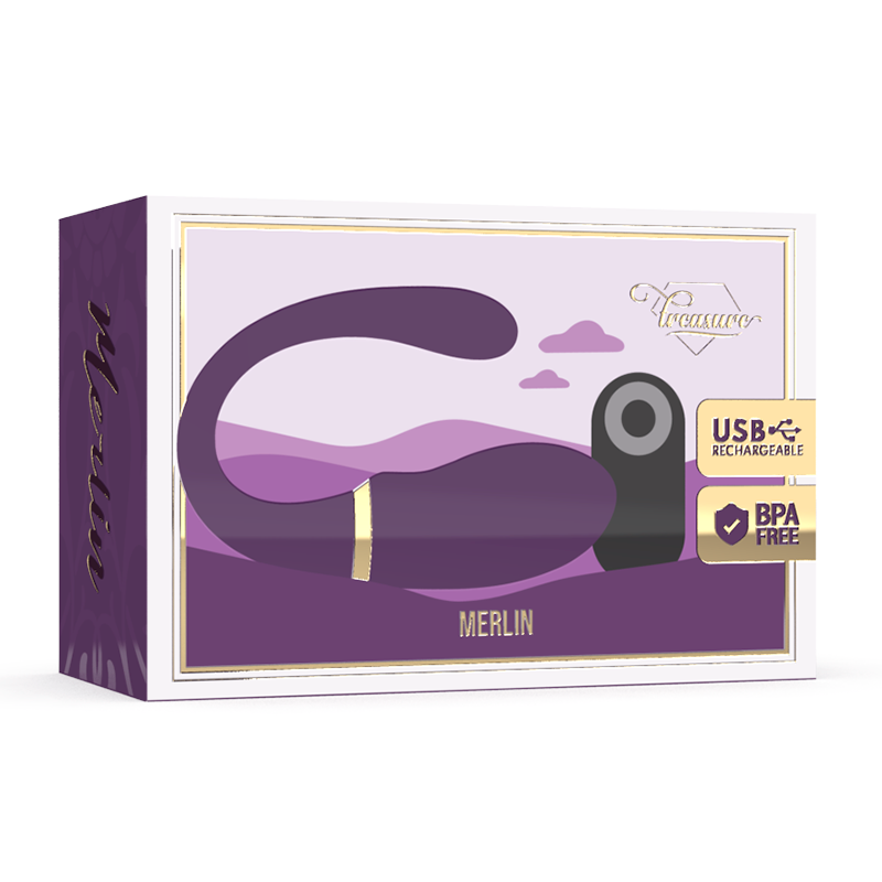 TREASURE - MERLIN DOUBLE COUPLE VIBRATOR REMOTE CONTROL - Amore24