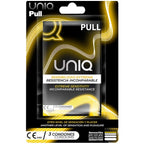 UNIQ - PULL LATEX FREE CONDOMS WITH STRIPS 3 UNITS - Amore24