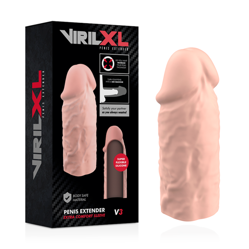 VIRILXL - LIQUID SILICONE V3 NATURAL PENIS EXTENSION - Amore24