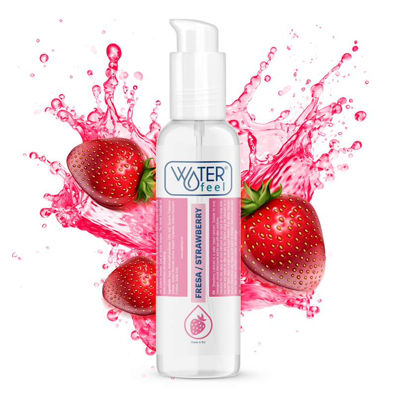 WATERFEEL - STRAWBERRY WATER BASED LUBRICANT 175 ML - Amore24
