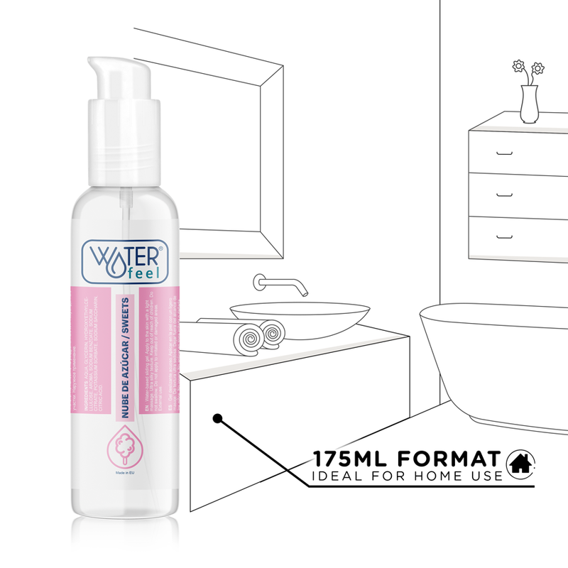 WATERFEEL - SUGAR CLOUD LUBRICANT 175 ML - Amore24