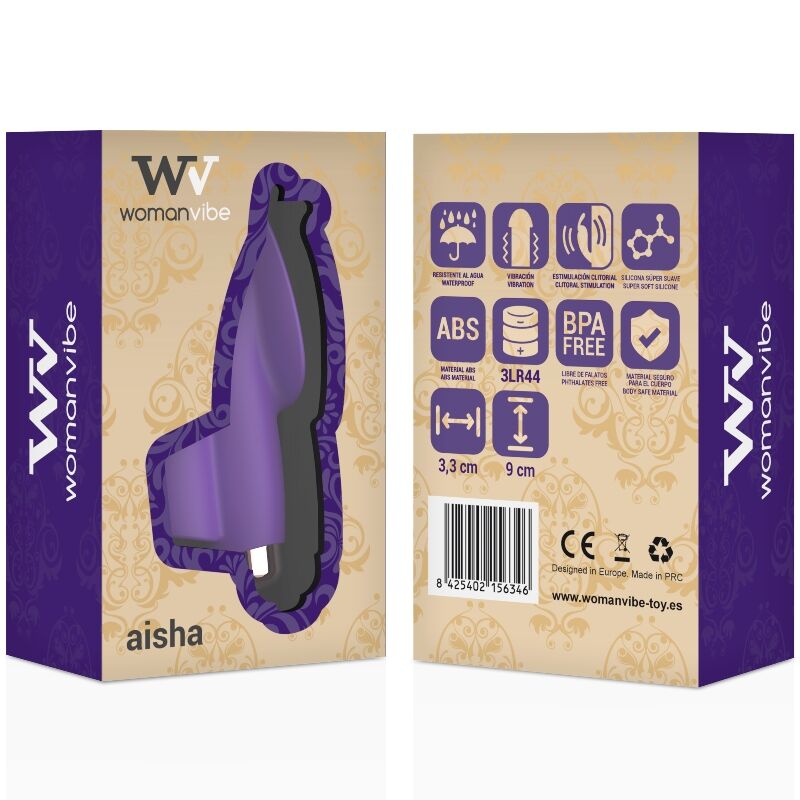 WOMANVIBE - AISHA SILICONE STIMULATOR FINGER - Amore24