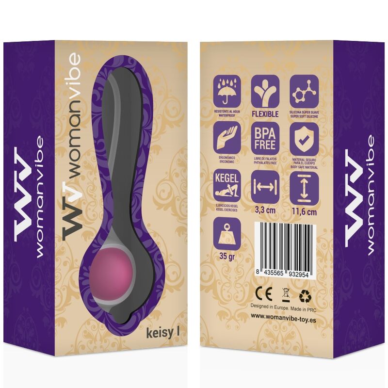 WOMANVIBE - KEISY I BALL GEISHA SILICONE - PINK - Amore24