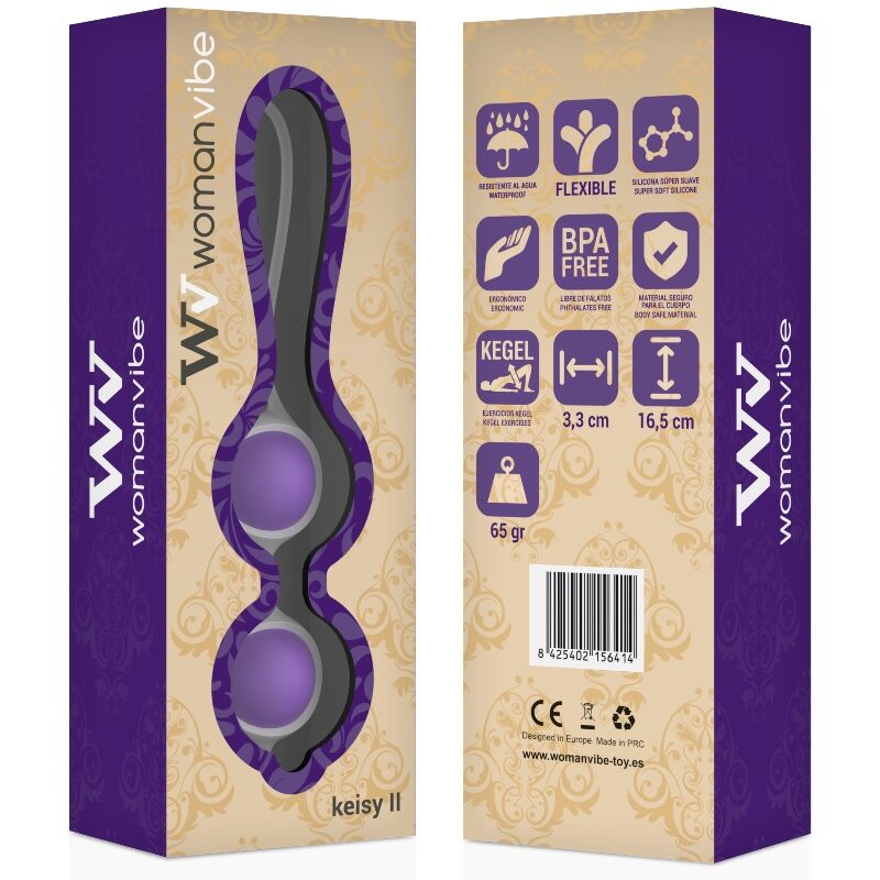 WOMANVIBE - KEISY II SILICONE BALLS - Amore24