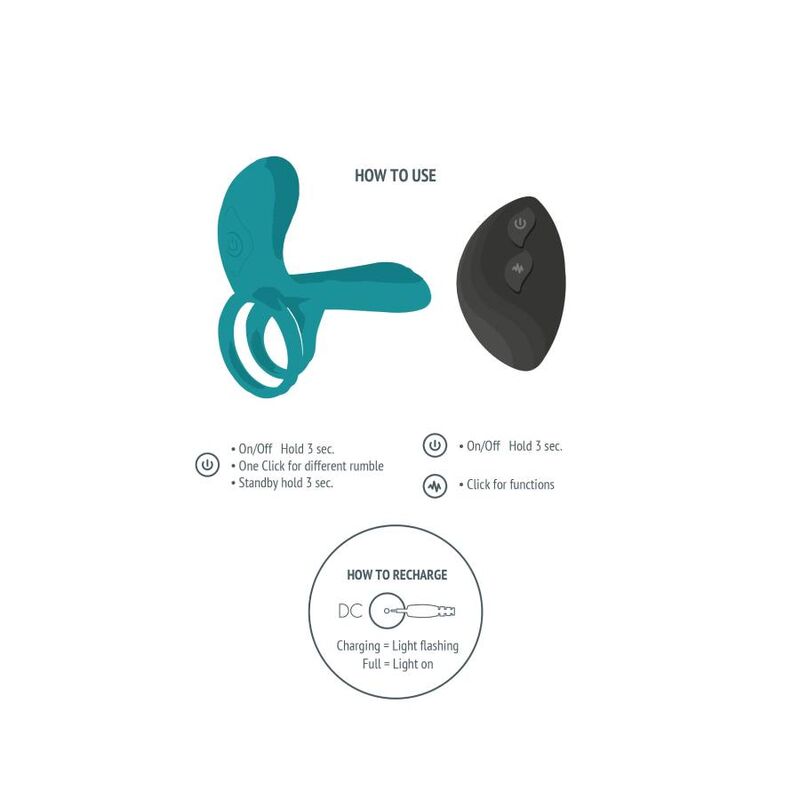 XOCOON - COUPLES VIBRATOR RING GREEN - Amore24