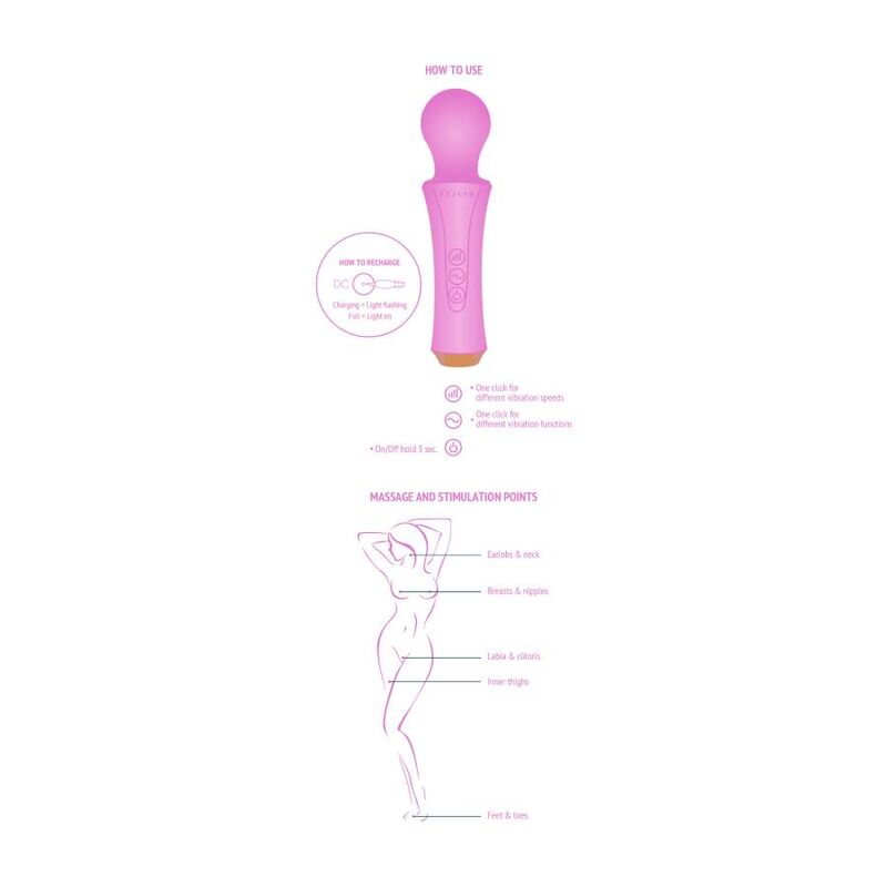 XOCOON - THE PERSONAL WAND FUCHSIA - Amore24