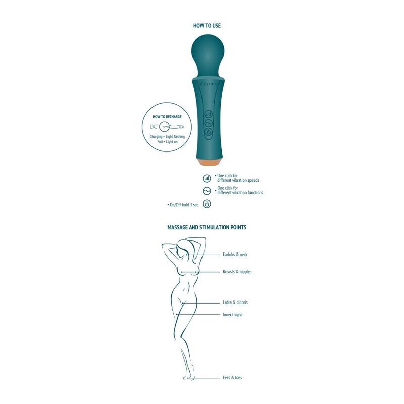 XOCOON - THE PERSONAL WAND GREEN - Amore24