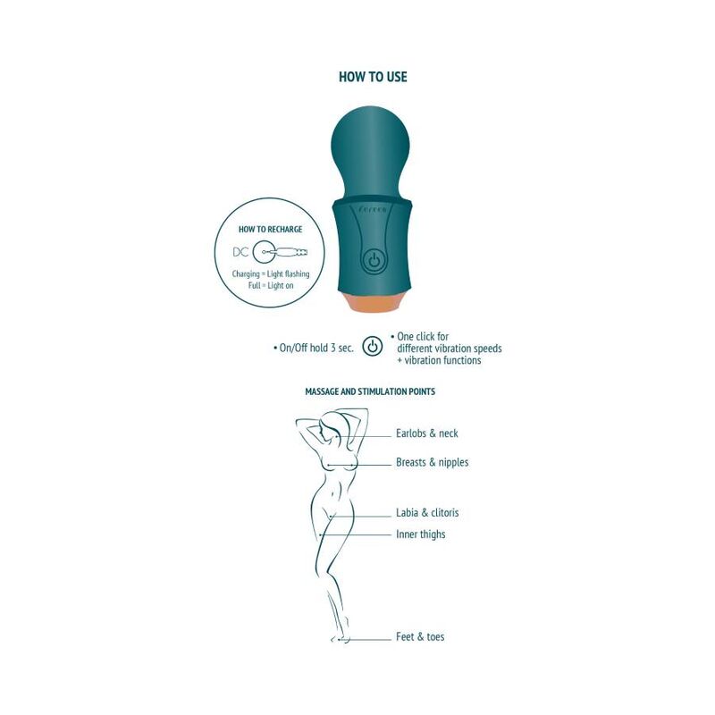 XOCOON - THE TRAVELLER WAND GREEN - Amore24