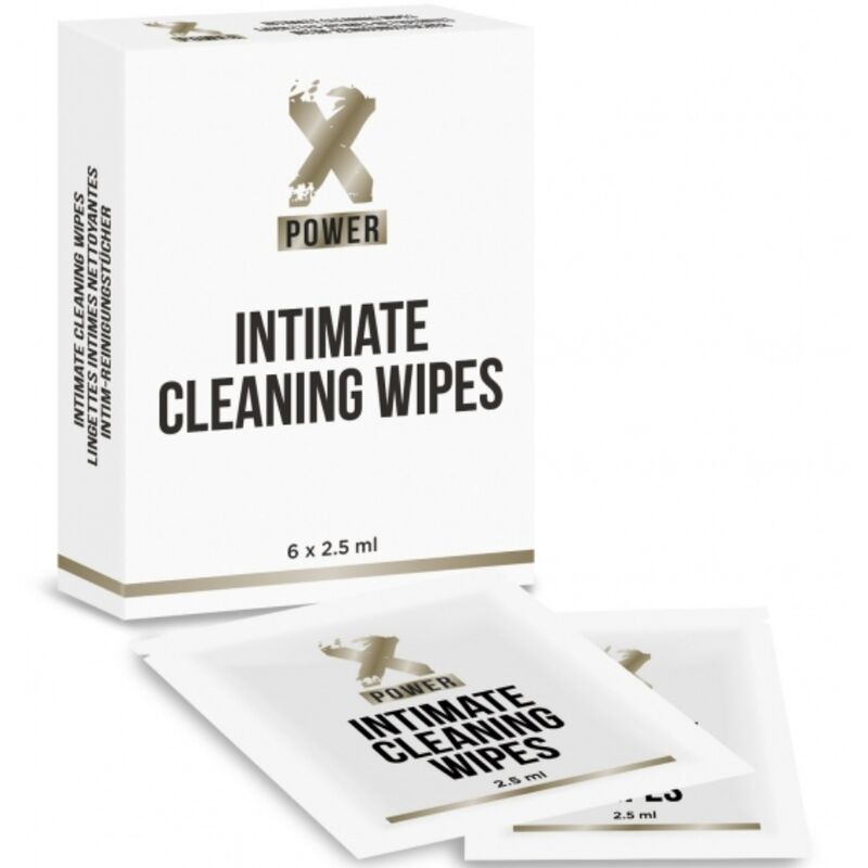 XPOWER - INTIMATE CLEANING WIPES 6 UNITS - Amore24