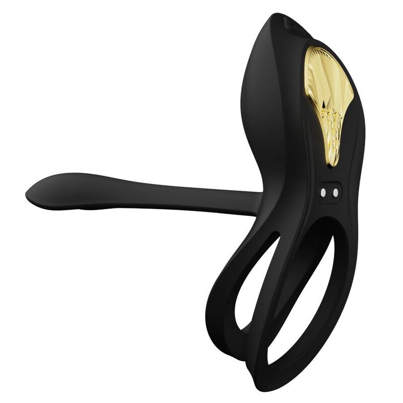 ZALO - BAYEK VIBRATING COUPLES RING BLACK - Amore24