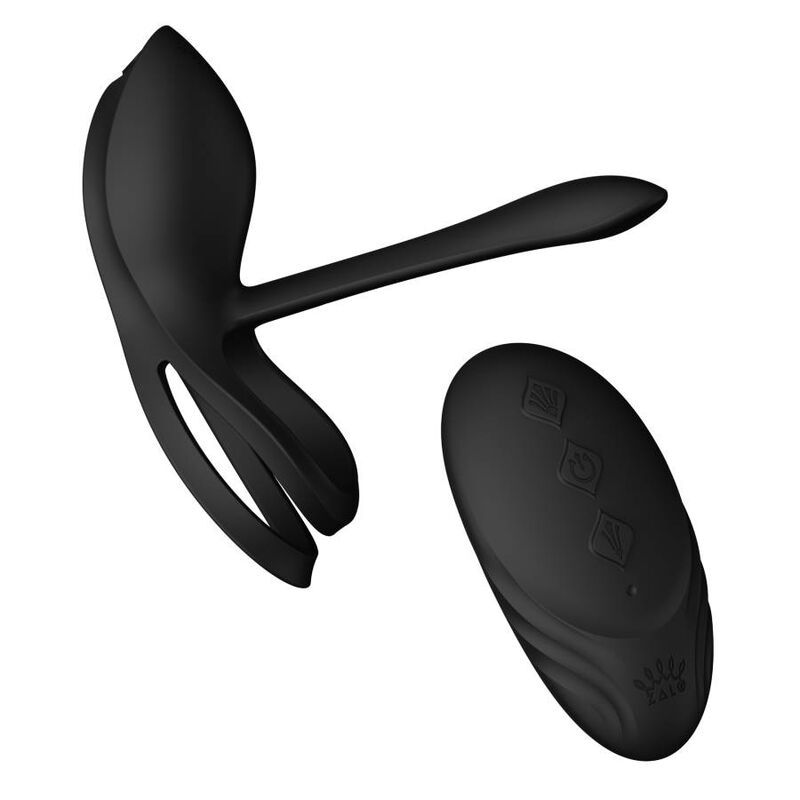 ZALO - BAYEK VIBRATING COUPLES RING BLACK - Amore24