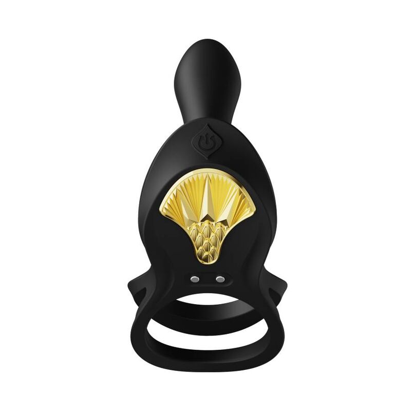 ZALO - BAYEK VIBRATING COUPLES RING BLACK - Amore24