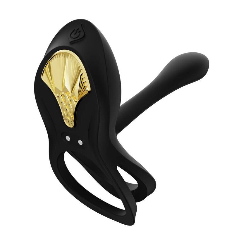 ZALO - BAYEK VIBRATING COUPLES RING BLACK - Amore24