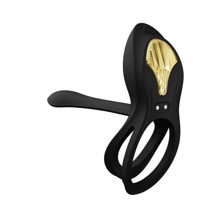 ZALO - BAYEK VIBRATING COUPLES RING BLACK - Amore24