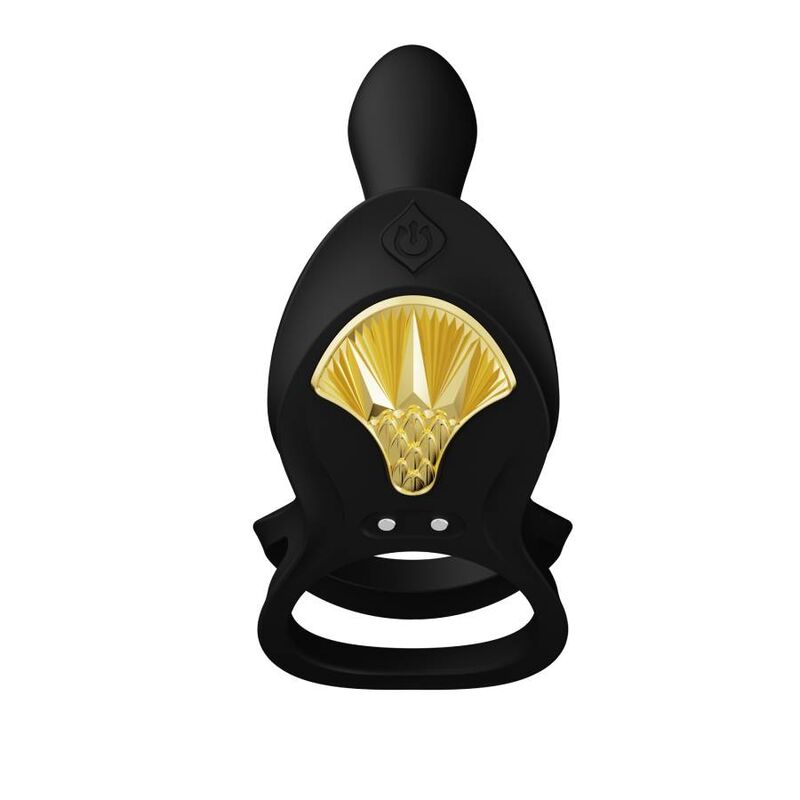 ZALO - BAYEK VIBRATING COUPLES RING BLACK - Amore24